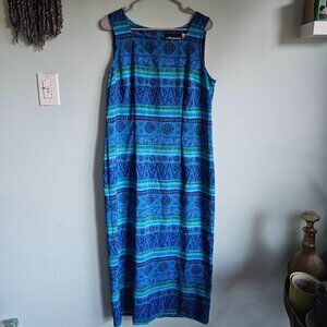 Cottagecore Sag Harbor Boho Art Dress Size 12